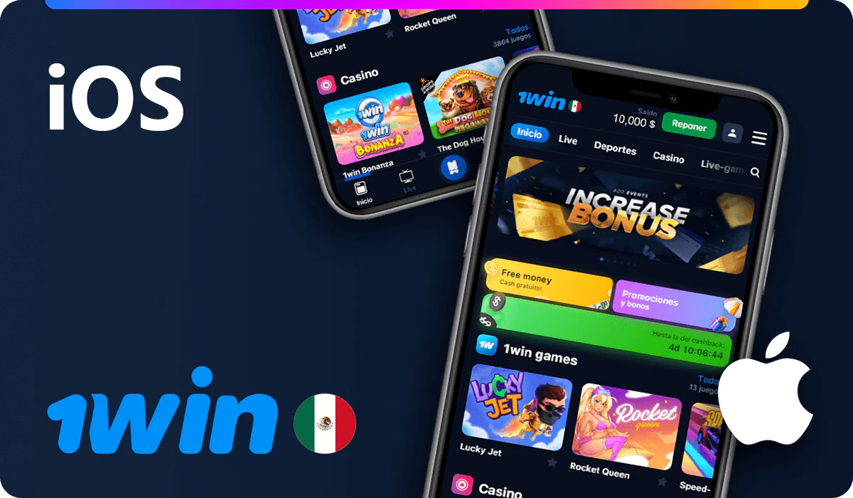Aplicación 1win para iOS
