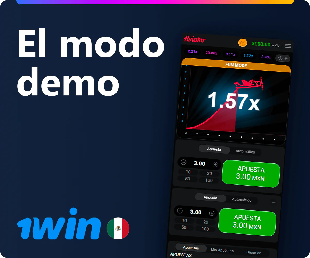 1win Aviador modo de juego libre
