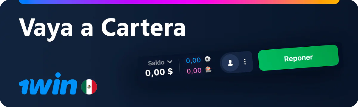 Ir a 1win Cartera