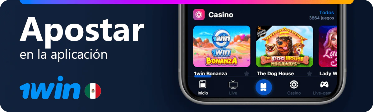 Apostar en la app 1win