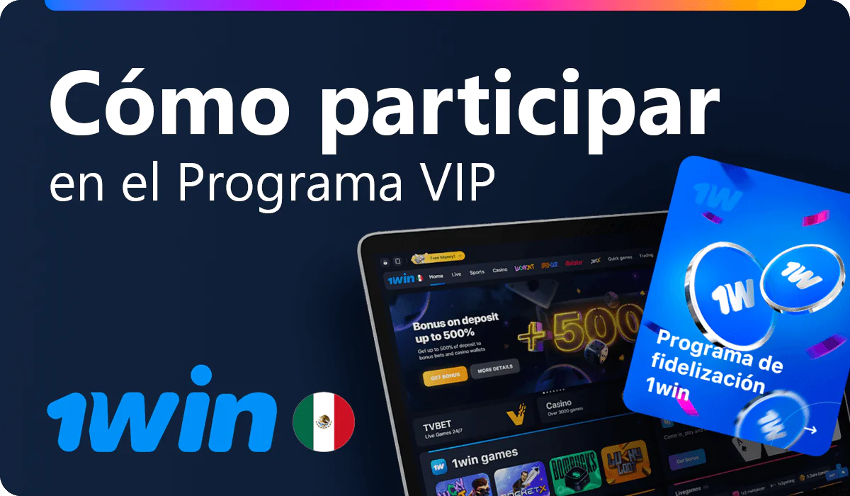 Cómo participar en el programa VIP de 1win