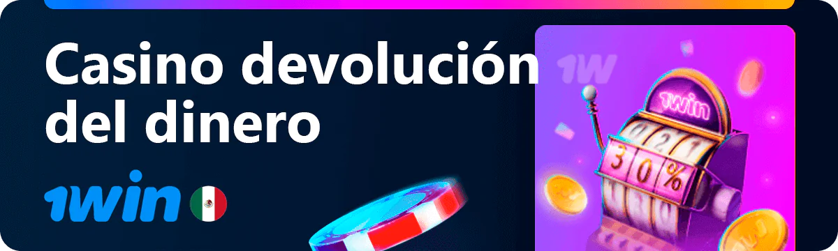 Devolución en el casino 1win