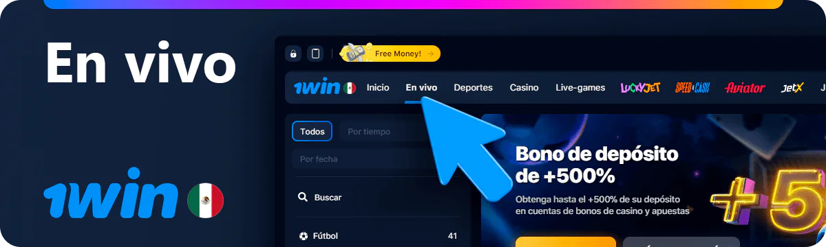1win en vivo apuestas