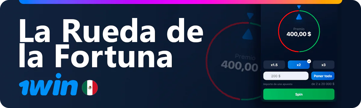 Juego de la Rueda de la Fortuna en 1win