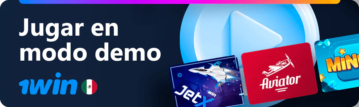 Jugar a las versiones demo de los juegos de casino de 1win