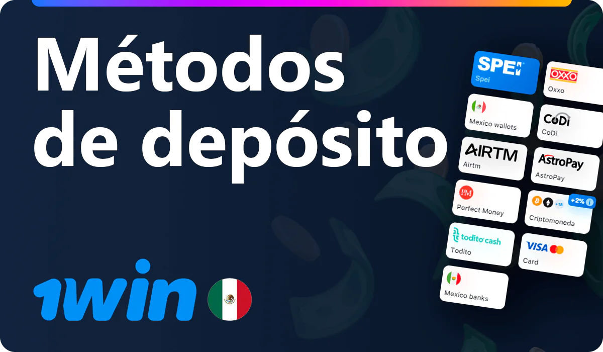 Métodos de depósito en 1win