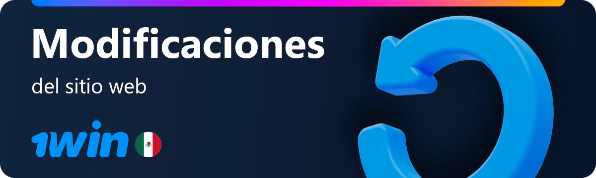 Derecho de enmienda de 1win