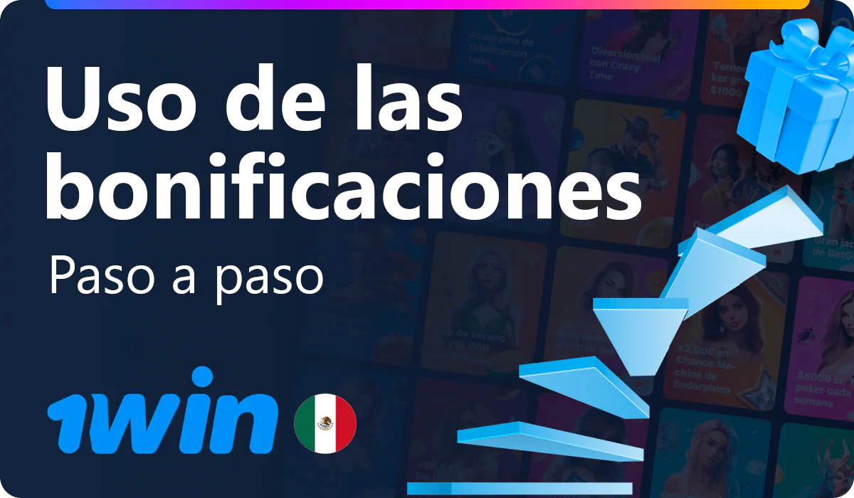 Uso de los bonos 1win