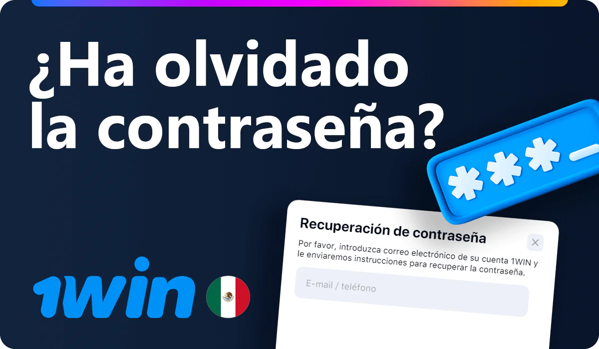 Recuperar contraseña 1win