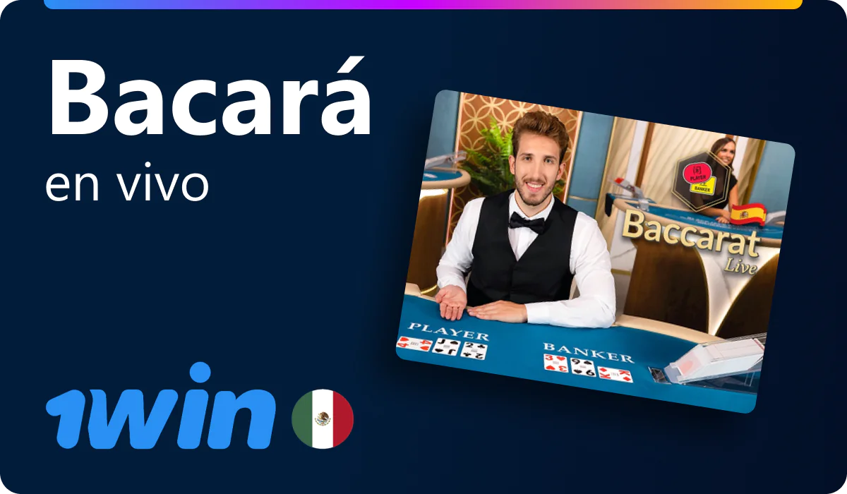 Baccarat en vivo en 1win México