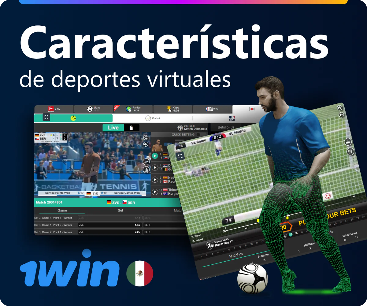 Funcionalidades de 1win México V-Sports