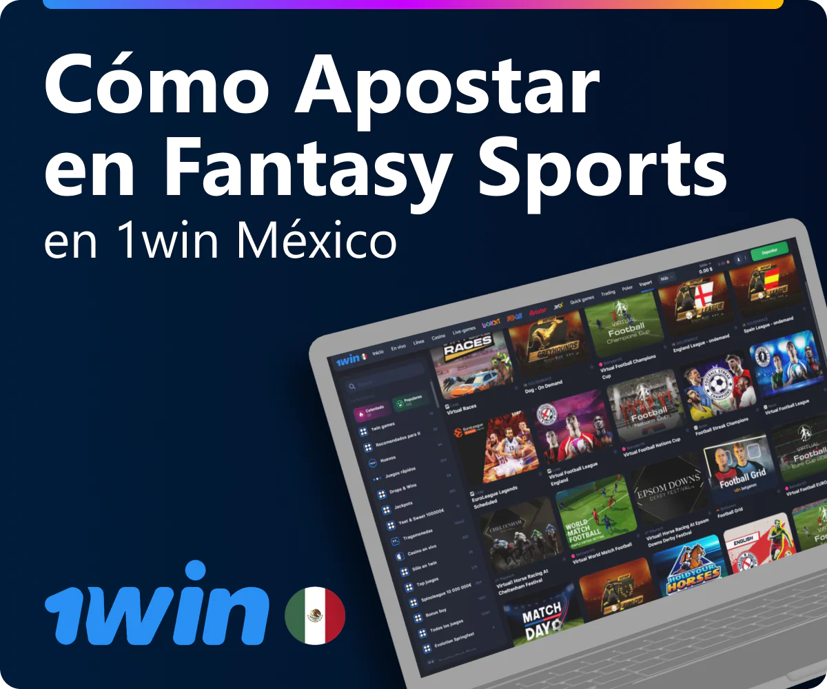 Guía de apuestas de Fantasy Sports en 1win MX