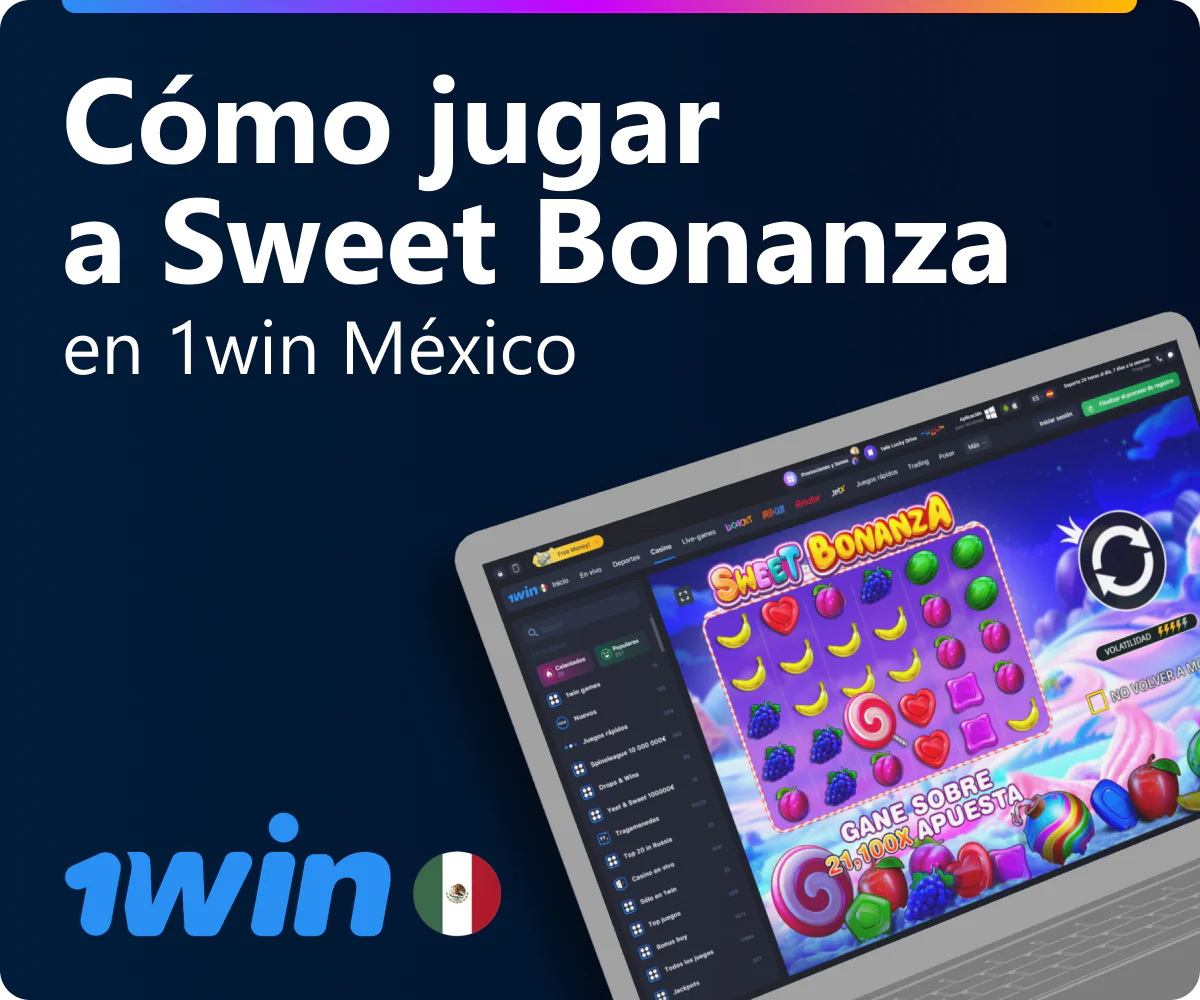 Cómo jugar a Sweet Bonanza en 1win MX