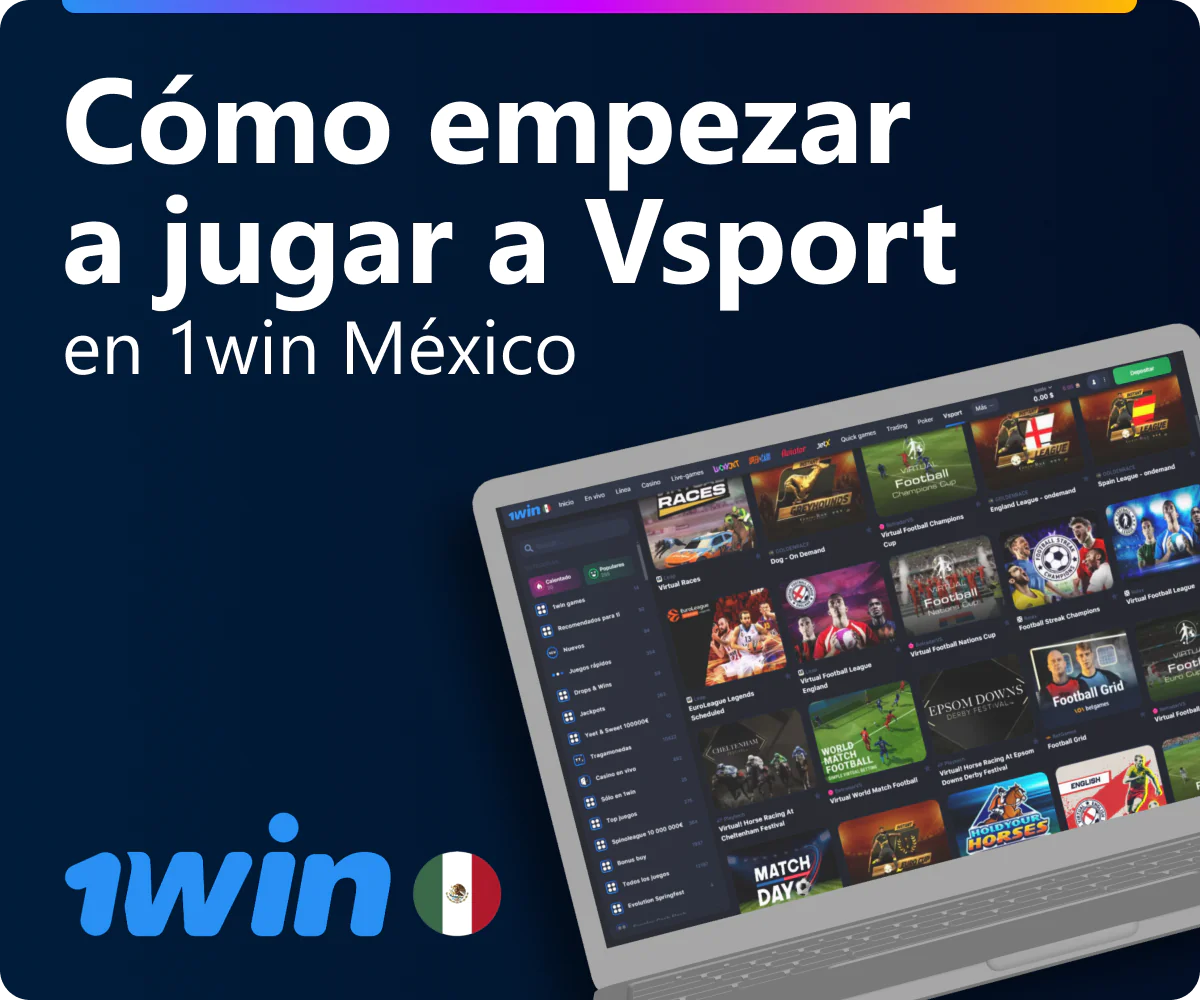 Vsport guía de apuestas en 1win MX
