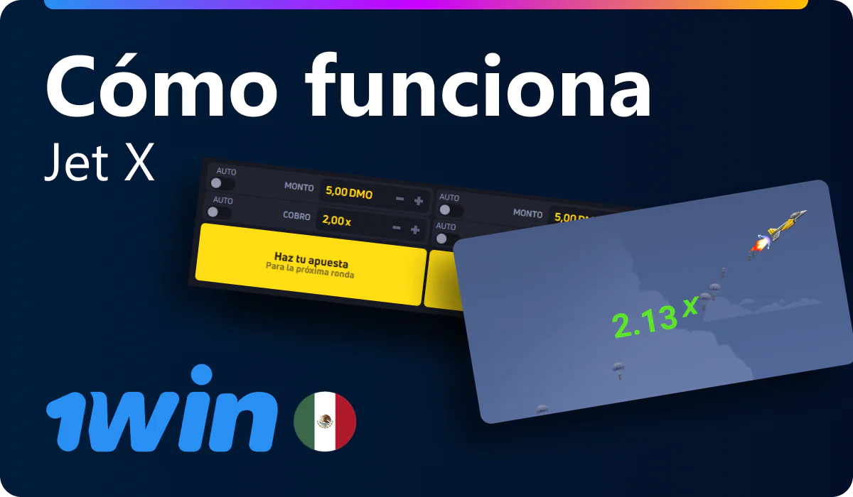 Funcionamiento del juego 1win Jet X