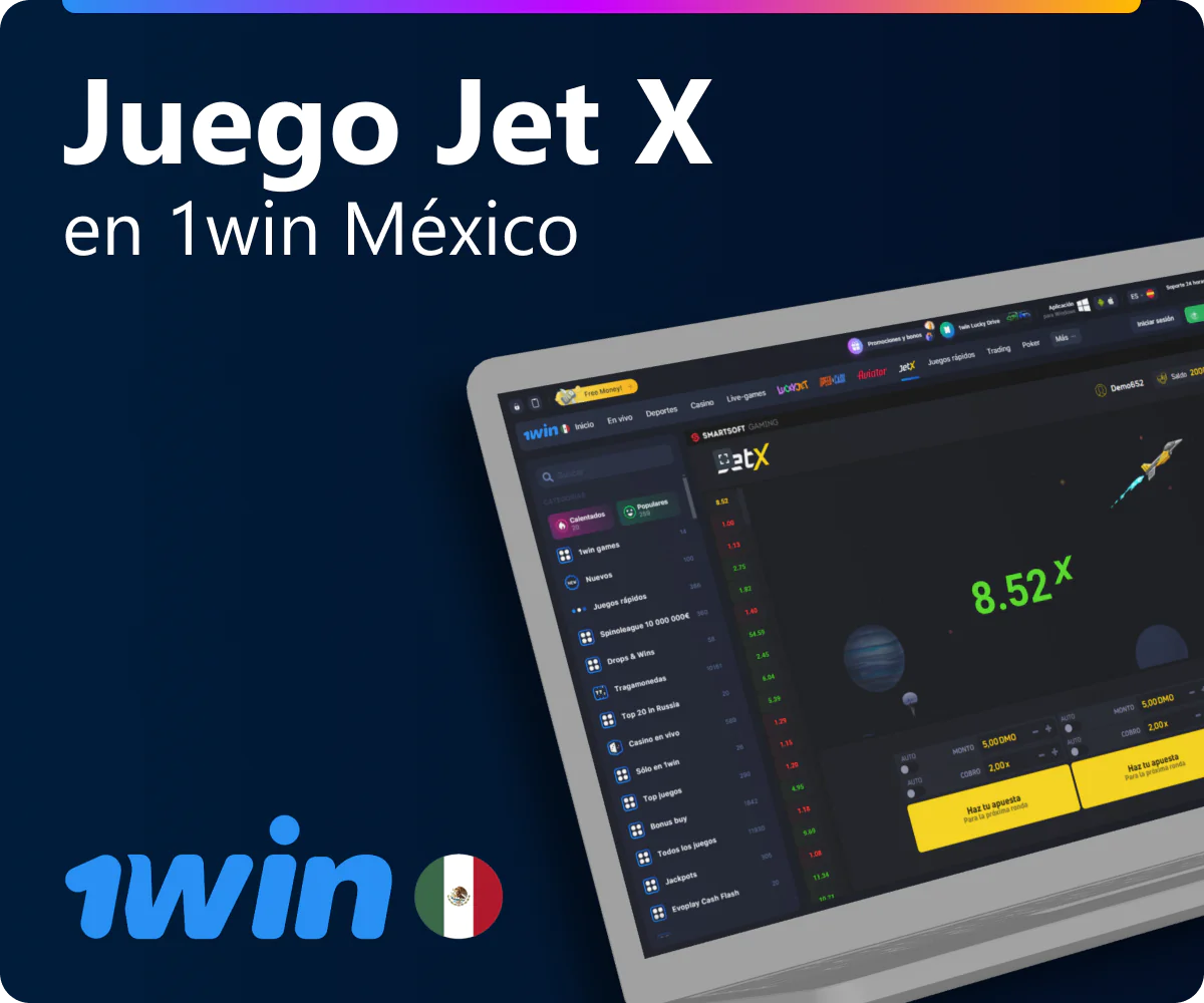 Cómo jugar a Jet-X en 1win MX