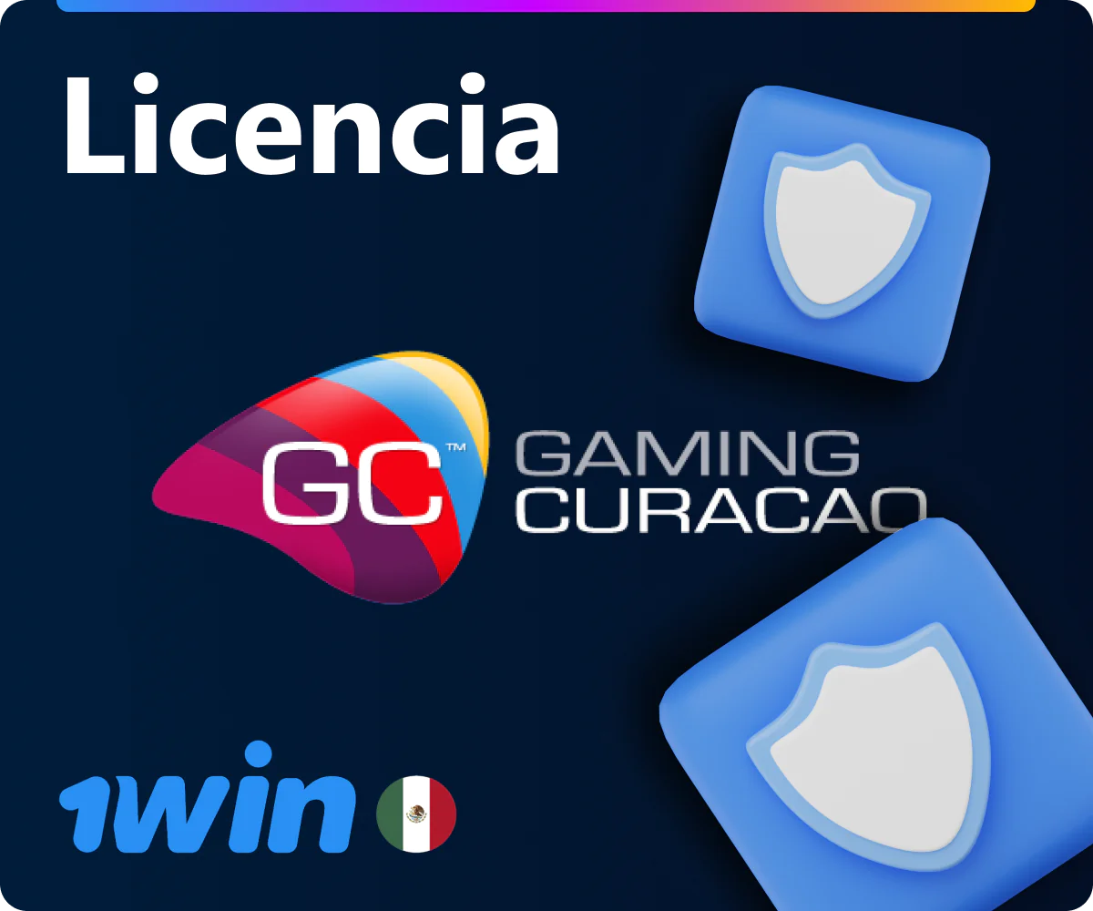 Licencia de Curaçao para 1win en México