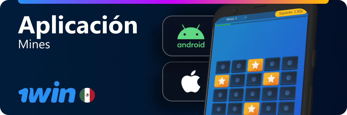 1win México app para Mines