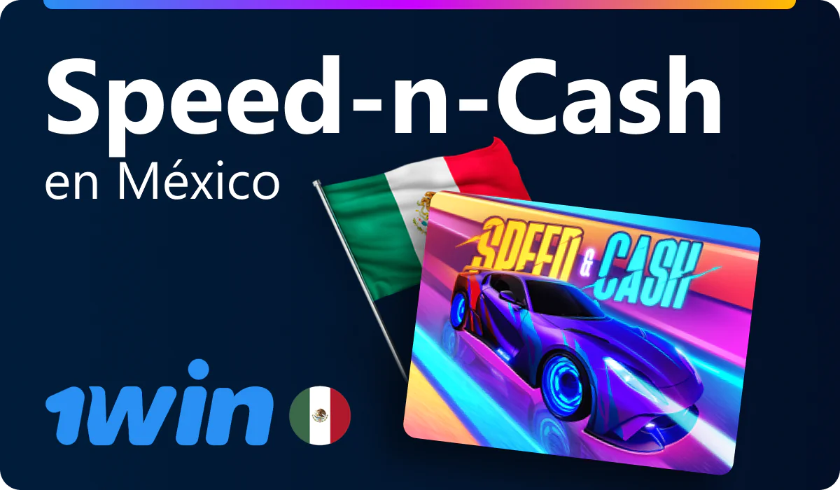 Speed-n-Cash juego de crash en 1win Mexico